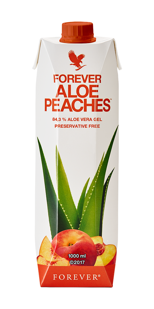 Forever Living Products’ fruity Aloe vera drink is a peachy taste sensation.